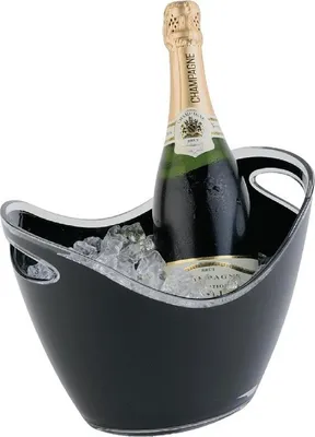 Image de APS Refroidisseur à vin/champagne, noir, contenance : 3,00 litres, hauteur : 200 mm, longueur : 270 mm