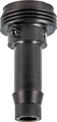 Produktbild von tecuro Schlauchtülle Ø 14 mm x 3/4 Zoll AG (G), mit Edelstahlschlauchschelle - Nylon schwarz