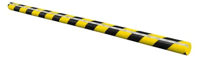 Produktbild von Schutzstreifen/Kantenschutz gelb/sw aus PU,TYP E