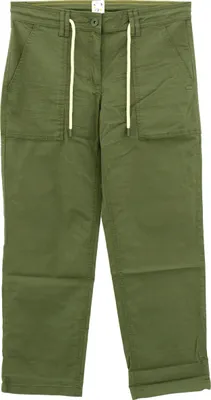 Produktbild von 29158 Cecil, Chelsea 7/8,  7/8 Damen Jeans Hose, Popelinestretch, olive, W 27 L 28