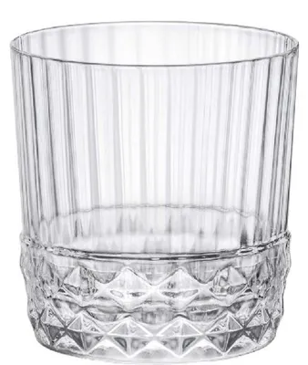Image de Gobelets Bas America's 20 Verre Résistant, Design Intemporel, Polyvalent - Bormioli