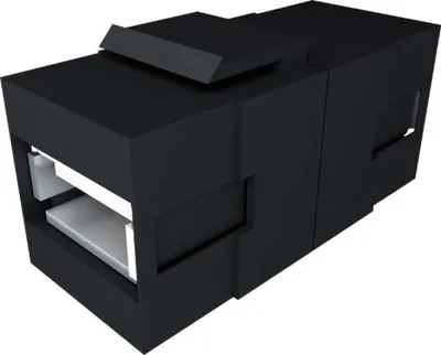 Obrázek produktu pro Bachmann 1x USB 3.0 A / A Keystone, Černá, USB 3.0 A, USB 3.0 A, 85 mm