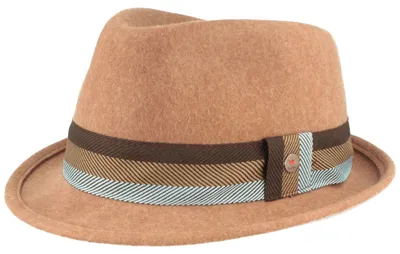Balke Trilby gestreiftes Ripsband in beige