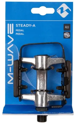 Produktbild von M-wave Steady-a Pedale Silber  Silber One Size