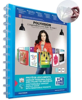 Immagine prodotto di ELBA Sichtbuch Vario-Zipp POLYVISION, Farbe: blau