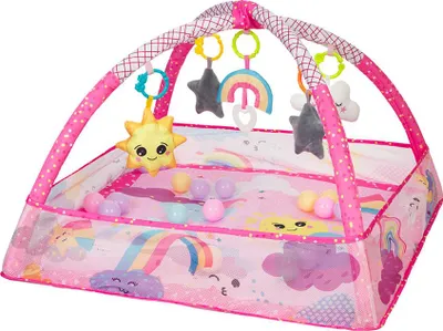 Produktbild von Kikkaboo Sky Spielmatte Mit 18 Bällen Rosa  Rosa One Size