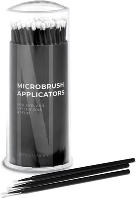 Zdjęcie produktu dla Nanolash Microbrush Applicators Bezwłókienkowe aplikatory do rzęs 1.5mm, 100 sztuk