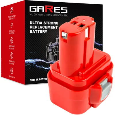 Obrázok produktu pre GARES Akumulátor Batéria pre elektronáradie Makita 6207D 6908DA BMR102 | 9,6 V 3Ah | Výkonné články High-Performance Premium náhrada | Vysoký výkon a odolnosť | Gares