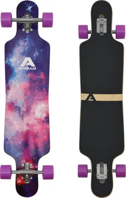 Produktbild von Apollo Longboard "Supernova" Twin Tip DT Komplettboard 101,6 x 24,6 cm 8 Lagen Holzdeck Cruiser-Board
