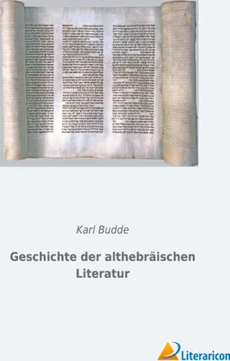 Produktbild von Geschichte der althebräischen Literatur