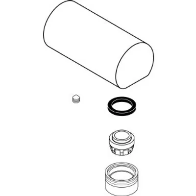 Produktbild von IDEAL STANDARD A962954AA Auslaufkopf komplett,