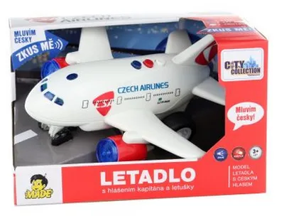 Obrázek produktu pro Letadlo ČSA s hlášením kapitána český hlas