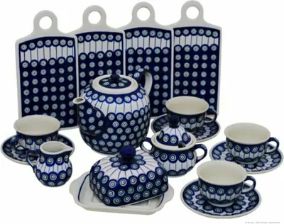 Produktbild von 16-teilges Bunzlauer Keramik Frühstücks-service im Design 8