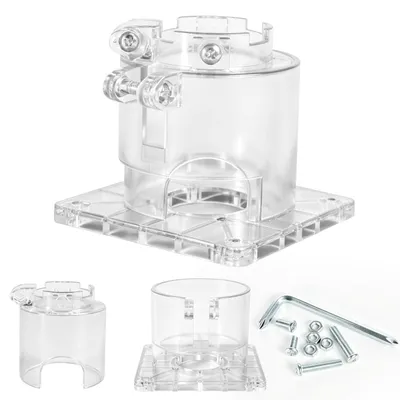 Fräsaufsatz für Winkelschleifer, transparent, 1 St.