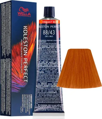 Produktbild von Wella Koleston Perfect Me+ Vibrant Reds, Kastanienbraun, 88/43, Unisex, 60 ml, Alle Haare, Glanz