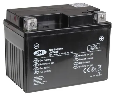 Immagine prodotto di Batteria al gel JMT YTZ5S 12 V 4 Ah 65 A 114 x 71 x 86 mm