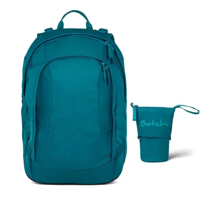 Produktbild von Satch Air Deep Petrol Schulrucksack Set 2tlg.