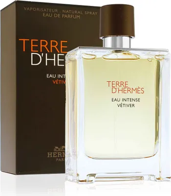 Produktbild von Hermes Terre d'Hermès Eau Intense Vetiver, Männer, 100 ml, Nicht nachfüllbare Flasche, Spray, Alcohol, Aqua (Water), Parfum (Fragrance), Limonene, Ethylhexyl Methoxycinnamate, Butyl..., 1 Stück(e)