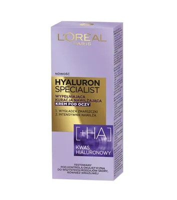 Zdjęcie produktu dla Loreal Hyaluron Specialist Krem Pod Oczy 15 Ml