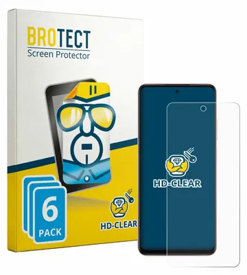 Produktbild von 6x Für Oppo A5i Pro Schutzfolie BROTECT Displayschutz Display Schutz Folie Klar Transparent