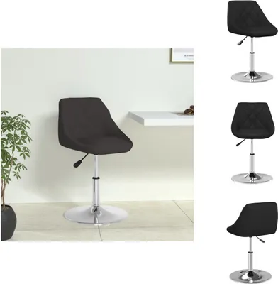 Produktbild von vidaXL Esszimmerstuhl Schwarz Kunstleder - Esszimmerstühle