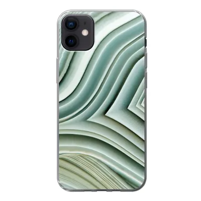 Produktbild von MuchoWow® Handyhülle Schutzhülle Hülle für iPhone 12 mini Naturstein - Abstrakt - Grau Silikon Softcase Handy Hülle - Bild
