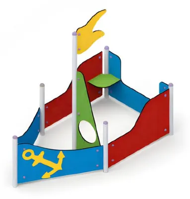 Produktbild von Spielplatz Piratenboote Freizeitplatz Spielzeugboote Segelspielzeug Naturspiel