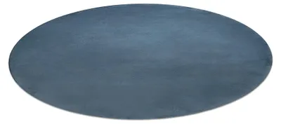 Obrázek produktu pro Koberec kulatý pratelný POSH Shaggy, plyšový, tlustý, protiskluzový, modrý modrý kruh 60 cm