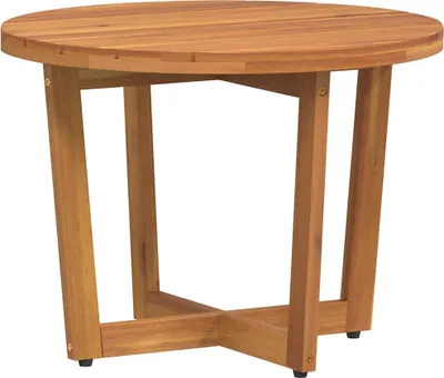 Produktbild von vidaXL Garten-Beistelltisch Rund Ø55x40 cm Massivholz Akazie