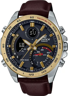 Obrázek produktu pro Edifice Casio EDIFICE Premium Bluetooth Sync Tough Solar Pánské hodinky Casio-ECB-900GL-1AER