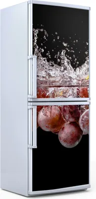 Produktbild von Kühlschrankdekoration 70x180 cm Aufkleber auf dem Kühlschrank - Früchte Spritzen