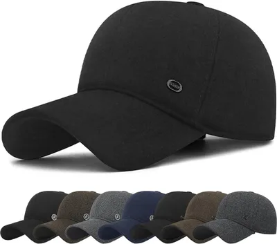 Immagine prodotto di Berretto da baseball con paraorecchie, antivento, cappello invernale, in pile, da uomo, per attività all'aperto