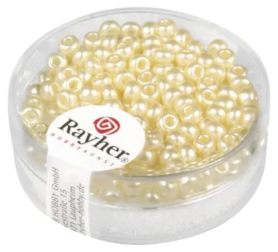 Rocailles vergroeid, ivoor, 2,6 mm, 7 g