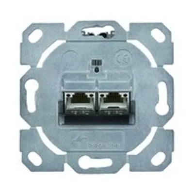 Obrázek produktu pro Telegärtner J00020A0528, RJ-45, 2 modul/moduly, 6a, Metalická, 41 mm, 28 mm