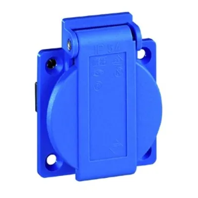 Produktbild von WALTHER 10003 Steckdose mit Klappdeckel