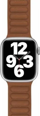 Produktbild von BigBen Connected, Lederarmband für Apple Watch 38-40-41 mm, Hellbraun