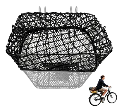 Fahrradkorb-Netz, elastisch, Polyester, L, für Gepäck