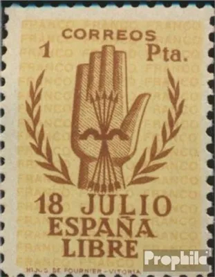 Produktbild von Briefmarken Spanien 1938 Mi 810 postfrisch Erhebung