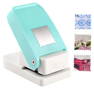 Produktbild von Rechteckiger Briefmarkenstanzer für DIY Scrapbooking und Kartonumschläge - Stanzwerkzeug