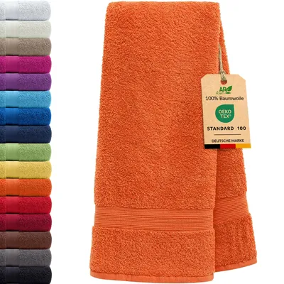 Produktbild von AR Line ARIZONA Handtuch-Serie – 500 g/m² Frottier in 9 Größen verfügbar, Größe: Handtuch 50x100 cm, Farbe: Terra