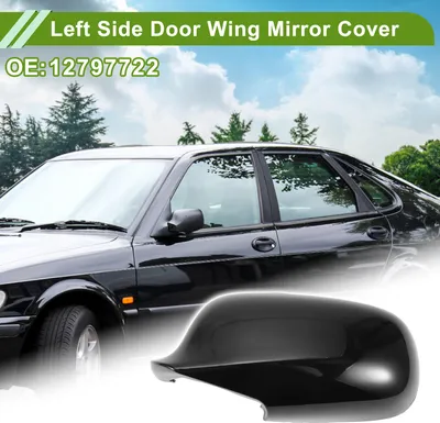 Image de Couvercle De Rétroviseur De Porte Latérale Gauche Pour Saab 9-3 9-5 2003-2009 Capuchon De Rétroviseur N ° 12797722