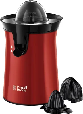 Immagine prodotto di Russell Hobbs Colour Plus+ spremiagrumi elettrico 60 W Nero, Rosso