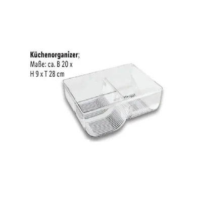 Produktbild von Ernesto Küchenorganizer, mit 3 Fächern, ca. 20 x 9 x 28 cm