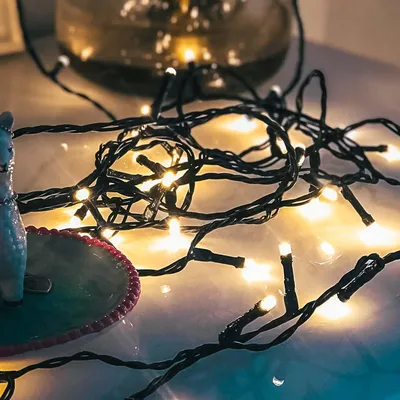 LED-Lichterkette 240 warmweiße LEDs, 28,9 m, mit Fernbedienung