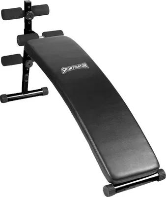 Produktbild von Einheitsgröße STR-1|SPORTINATOR Sit Up verstellbare Trainings Hantelbank schwarz