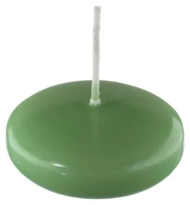 Produktbild von Schwimmkerzen Grün 26 x Ø 42 mm, 8 Stück