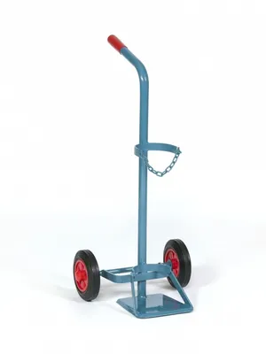 Produktbild von NIES Modellserie F1 Flaschenwagen für 10 l / Ø 140, Vollgummireifen oder Luftreifen:Vollgummireifen 200 mm
