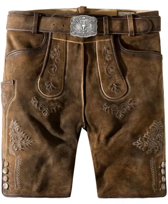Produktbild von Stockerpoint Herren Lederhose Bertl I Größe 44-64 I Bequeme Trachtenhose in edle