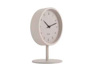 A standalone Karlsson table clock on a white background.