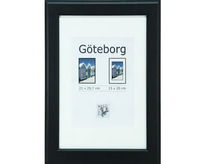 Produktbild von Dokumentenrahmen MDF Göteborg schwarz 21x29,7 cm (DIN A4)